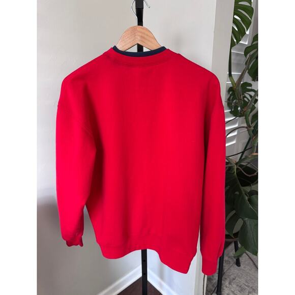 Womens Red Life is better with a Dog Crewneck - Picture 4 of 4